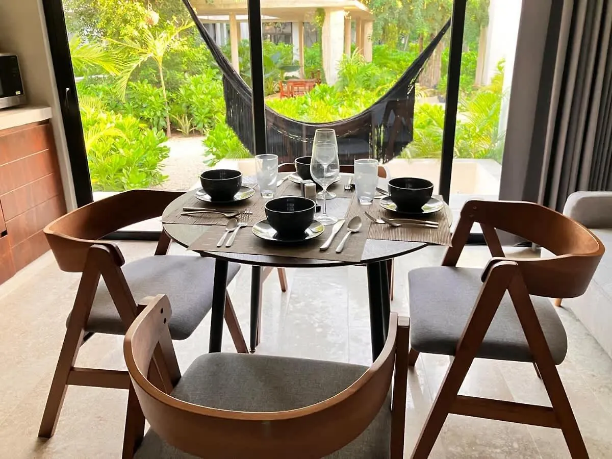Seremonia Selva New Suite Near Beach For Couple And 2 Kids Private Pool Free Parking 图卢姆 墨西哥